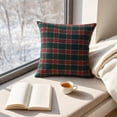 thumbnail image 6 of Christmas Plaid Throw Pillow with Insert, Tartan Decorative Cushion for Sofa, Couch and Holiday Home Decor, 6 of 6