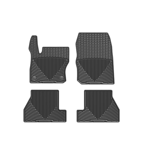 WeatherTech All-Weather Floor Mats compatible with Ford Focus ST, Focus - 1st & 2nd Row, Black