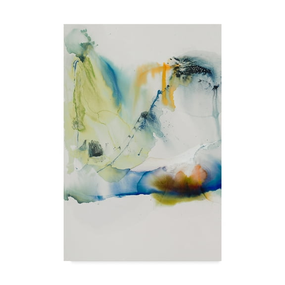 Trademark Fine Art 'Abstract Terrain I' Canvas Art by Sisa Jasper