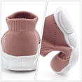thumbnail image 5 of 1 par de prewalkers para bebés, suaves y antideslizantes, para prewalkers, adorables zapatos tejidos para bebés, 5 of 5