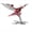 Red Eagle, variant on 3D Metal Model Kit for Adults and Teens, Mechanical Stainless Steel Assembly Puzzle, DIY 3D Metal Puzzle Model, Collectible Steampunk Metal Craft Desk Decor & Gift