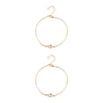 thumbnail image 3 of Qarigey Tobillera ajustable Universal resistente oro plata joyería delicada accesorio de moda pulseras de tobillo cadenas de pie para mujer oro Type2 NO2 Qarigey CBP253773, 3 of 6