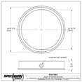 thumbnail image 5 of Small Diameter Air Cleaner Adapter Ring, 2-5/16 Inch to 2-5/8 Inch, 5 of 7