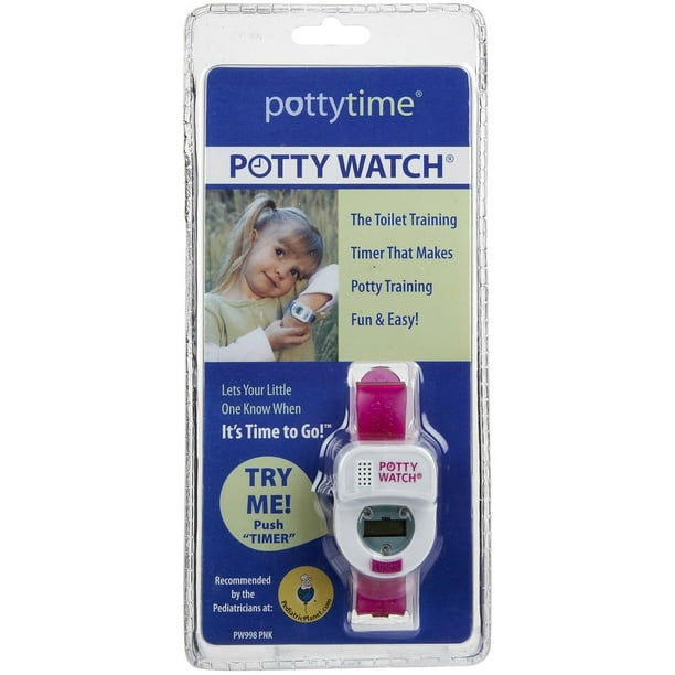Potty Time Potty Watch Potty Training Timer in Pink