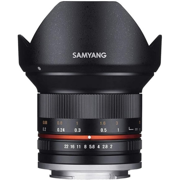 Samyang 1220506101 12 mm F2.0 Lentille de Mise au Point Manuelle pour Sony-E - Noir
