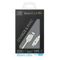 thumbnail image 3 of Team USB3.1 to USB Type-C Metallic Cable 100cm Silver (w/LED Charging Indicator), 3 of 3