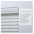 thumbnail image 6 of Cordless Faux Wood Blind White 34 W x 36 H, Flush Inside Mount (No Valance Side Pieces/Returns Included, Arrives ½ Inch Narrower) Flush Inside Mount, White 34"W x 36"H, 6 of 9