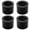 Black, variant on Xirurus 60x45mm Skateboard Wheels 78A Longboard Cruiser Wheels Heavy Duty Polyurethane Wheels for Smooth Skateboarding Replacement Parts Black Premium Set 4 Pack