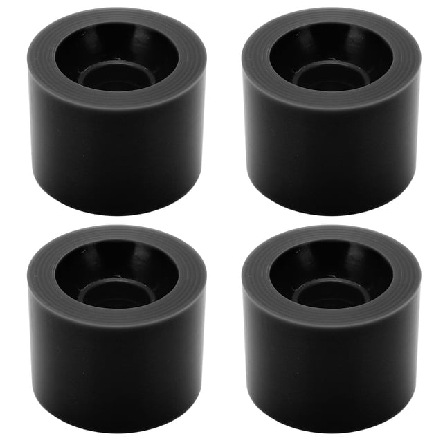 PUENTE 4 Uds 60x45mm ruedas de monopatín 78A Longboard Cruiser ruedas piezas de repuesto negro