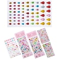 thumbnail image 4 of Miangastore 6 Sheets of Gems Rhinestone Decor Makeup Gems Self Adhesive Rhinestones Stick On Craft Gems, 4 of 8