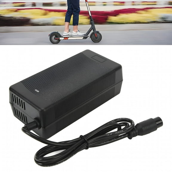 GJX 48V Electric Scooter Battery Charger, Excellent Heat Dissipation 3,Prong Connector