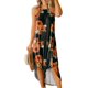 thumbnail image 3 of G and PL Vestido largo de playa para mujer, informal, sin mangas, con abertura lateral, halter, 3 of 5