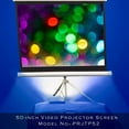 thumbnail image 5 of Pyle PRJTP52 50-Inch Video Projector Screen, Easy Fold-Out and Roll-Up Projection Display, Tripod Stand Style, 5 of 5