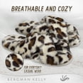 thumbnail image 4 of Bergman Kelly Fuzzy House Slippers for Women, Anti-Slip & Open Toe Scuff Style Home Shoes, Clouds Collection, 4 of 10