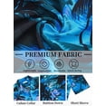 thumbnail image 3 of sogami Mens's Hawaiian Shirts Beach Vacation Party Short Sleeve Aloha Shirt, 3 of 8