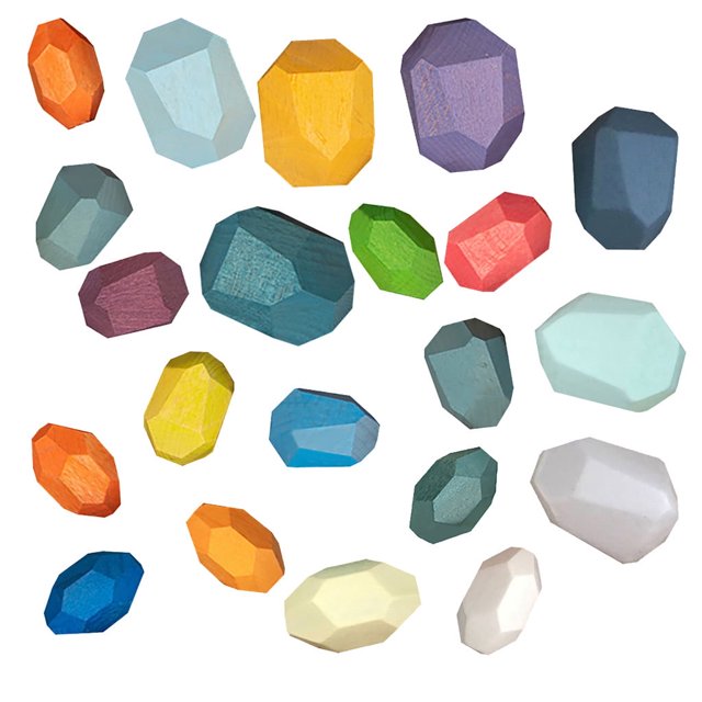 DYTTDG Piedra de madera para niños Juguete de bloques de construcción Juego de apilamiento Ofertas de juguetes de Navidad
