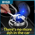 thumbnail image 1 of Durable Car Ashtray Metal Liner Creative With Led Light Car Home Dual-purpose Ashtray Universal Vehicle Ashtray Car Accessories03China He Qiyong unisex, 1 of 1