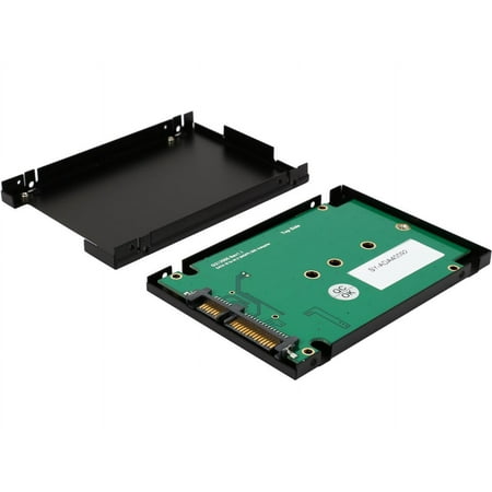 UPC: 0810154014002 | SYBA SY-ADA40092 2.5 SATA III to M.2 (NGFF) SSD Enclosure with Complete Screw Set