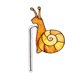 thumbnail image 2 of pstuiky Maceta decorativa de acrílico con inserto para maceta. Maceta decorativa con forma de caracol., 2 of 9