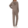 thumbnail image 4 of PRETTYGARDEN Women's Two Piece Outfits Sweatsuits Lounge Sets Hoodies Sweatshirt Joggers Sweatpants Fall Fashion Clothes, 4 of 8