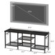 thumbnail image 3 of Soporte de TV YGEOMER de 120 cm para televisores de 55 pulgadas con estación de carga, 3 of 8