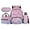 Pink Blue Axolotl, variant on Yuyamidu Purple Galaxy Horse 4Pcs Kids Backpack for Girls Ages 6-12 Elementary School Bookbag Set with Lunch Tote, Water Bottle Bag, Pencil Case Back to School Supplies Daypack Rucksack