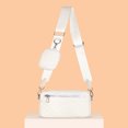 thumbnail image 1 of JUNWELL 2pcs Embroidered Crossbody Bag And Key Bag Set For Men Sling Bag Shoulder Bag Side Bag College Bag Sac Homme Holiday Work Weekend Summer Vacation Carry On Utility Large Capacity W, 1 of 7