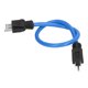 thumbnail image 4 of Cable de extensión de alimentación 12AWG PVC protección de goma Conductor de latón 5 15P a 5 15P Cable de extensión enchufe estadounidense AC125V 15A, 4 of 8