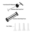 thumbnail image 6 of ZEPARO Sausage Maker Meat Stuffer Kit: Stainless Steel Manual Sausage Stuffer Machine with 4 Stuffing Tubes,Meat Stuffer Gun Sausage Making Kit,Hand-Made Sausage Press Filling Tools Salami Maker, 6 of 7