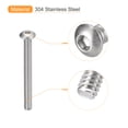 thumbnail image 4 of #4-40x1" Button Head Socket Cap Screws, 100 Pack 304 Stainless Steel Screws, 4 of 5