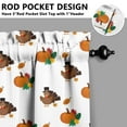 thumbnail image 5 of Rod Pocket Kitchen Curtain Set 3-Piece, 27.5x36 Inch Valance & Tier Drapes, Polyester Pongee Cafe Curtains for Living Room, Bathroom, Farmhouse Rustic Country Window Treatments., 5 of 6