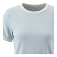 thumbnail image 4 of Playera Quarry para Dama, Manga Corta Azul Talla EG, 4 of 4