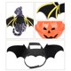 thumbnail image 4 of Murciélago Para Mascotas Ajustable Halloween Mascota Perro Murciélago Alas Accesorios De Halloween Para Fiesta De Cumpleaños De Disfraces Cateissary HA043686-05, 4 of 6