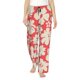 thumbnail image 1 of Balery Beige Flowers Pantalones de pijama para mujer, pijamas ultraligeros, pantalones de estar por casa-X-Large, 1 of 6