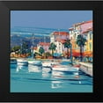 thumbnail image 2 of Corbiere 12x12 Black Modern Framed Museum Art Print Titled - Port de Sanary, 2 of 5