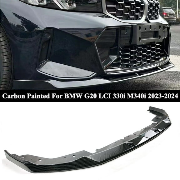HUIMART For BMW G20 LCI 330i M340i 2023-2024 MP Style Front Bumper Lower Splitter Lip