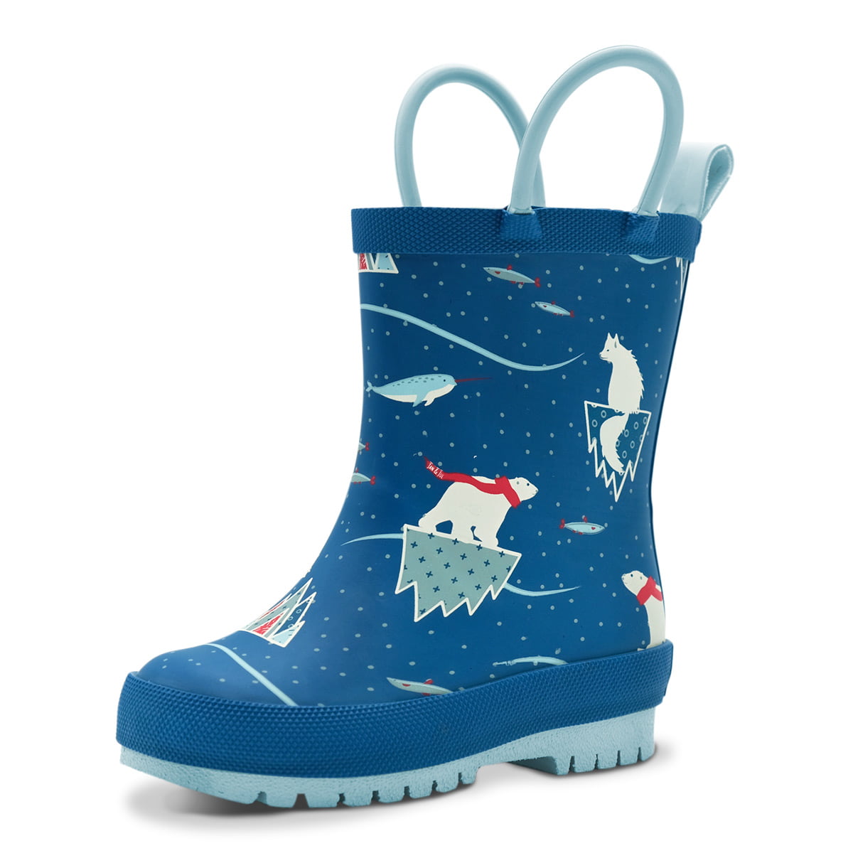 Kids Girls Boys 3D Designe Rain Snow Wellies Wellington Boots NEW 