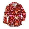 thumbnail image 4 of Tisuna Stylish Shirt For Men Long Sleeve Lapel Neck Button Down Blouse Funny Fashion Gentlemen Valentine'S Spring Summer T Shirts M, 4 of 7