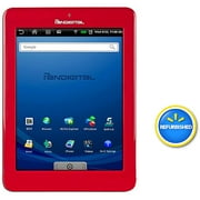 Pandigital Refurbished Multimedia Novel with Wi-Fi 7" Touchscreen Tablet PC Featuring Android Operating System, Red