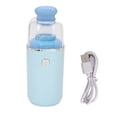 thumbnail image 2 of Desktop Electric Vacuum Cleaner, Low Noise Multipurpose Round Appearance Desktop Vacuum Cleaner  For Pet Hair Sky Blue, 2 of 8