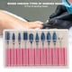 thumbnail image 1 of Cabezal de Pulido de Uñas ANGGREK Kit de Herramientas de Manicura 10 Piezas, 1 of 8