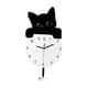 thumbnail image 5 of Reloj de pared con forma de , decorativo, colgante, de estilo contemporáneo, con mecanismo silencioso , ideal para habitación de los, 5 of 8