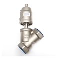 thumbnail image 1 of 2" Stainless Steel Pneumatic Threaded Angle Seat Valve Y Type High Temperature Steam Threaded Angle Seat Valve ,Easy to Install, 1 of 4