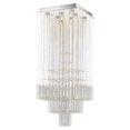 thumbnail image 6 of Miumaeov Modern Square Chandelier Luxury 3-Tier Crystal Chandeliers Flush Mount Ceiling Light Pendant for Dining Room Foyer Light Fixture, 6 of 12