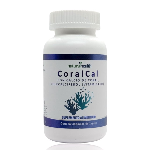 CoralCal Calcio de Coral Vitamina D3 60 caps Natural Health
