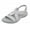 Grey, variant on Siilsaa Shoes for Women Women's Beach sandals, Super Lightweight and Soft Footbed Grey,7