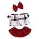 thumbnail image 2 of Top y falda de peluche para muñecas, ropa educativa para niñas pequeñas, hazlo tú mismo para vestir tus propias muñecas de 7,87 pulgadas, 2 of 9