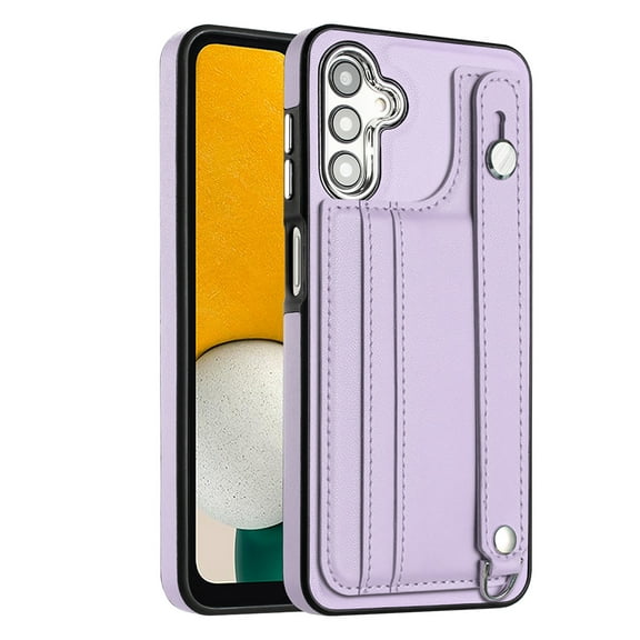 Dteck for Samsung Galaxy A24 4G Case, Galaxy A24 Wallet Case with Kickstand Leather Card Holder, Phone Protective Back Cover for Samsung Galaxy A24 4G,Purple