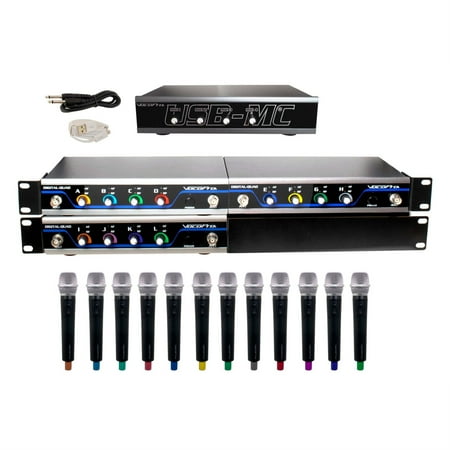 UPC: 0692868872129 | 12 channel wireless microphone/USB interface package