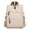 Beige, variant on PRIYAL Lightweight Unisex Backpack, Multifunctional for Outings, Spacious Student Book Bag, Ideal for Casual Travel